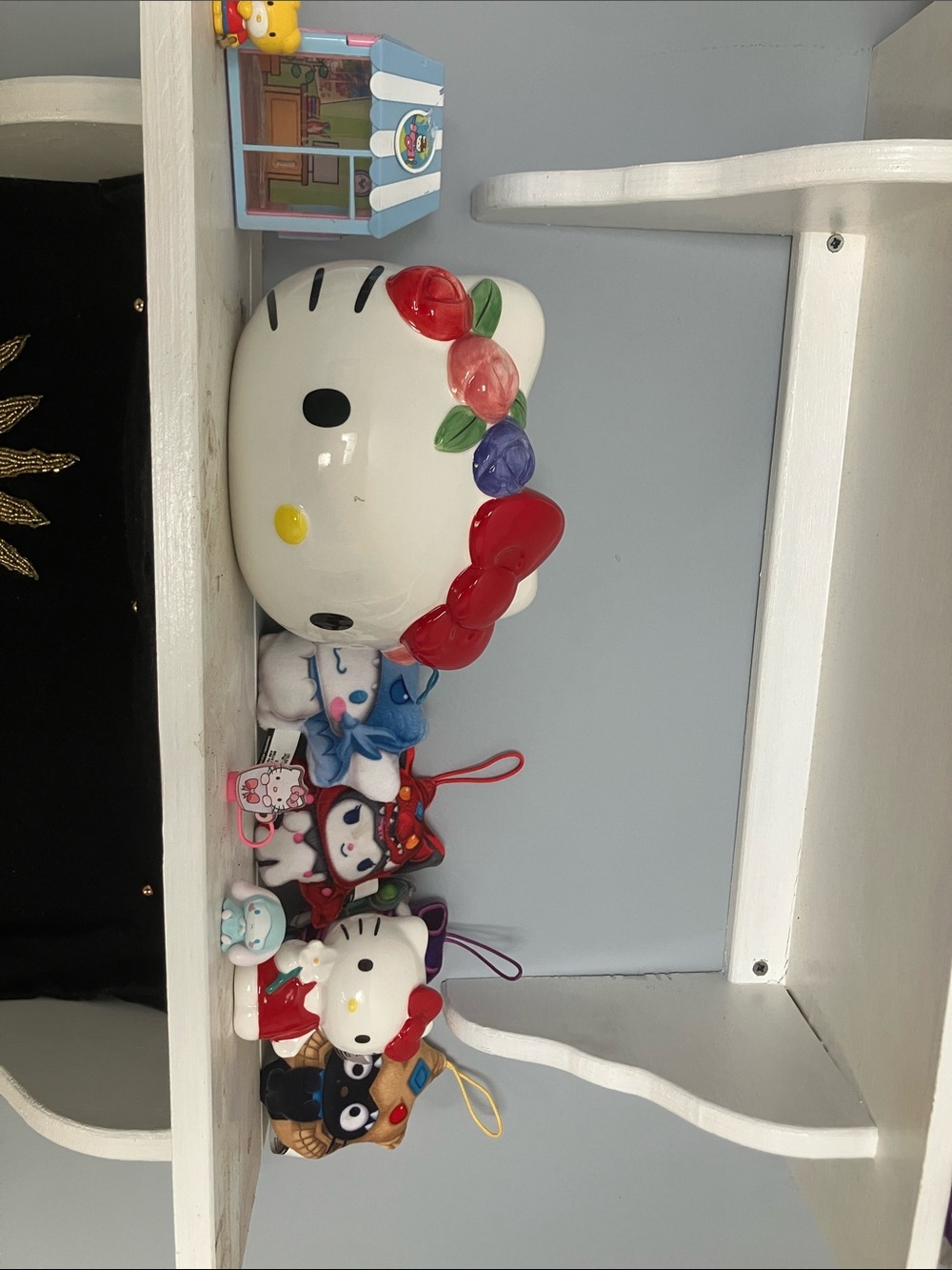 Hello Kitty Ceramic bank and figures